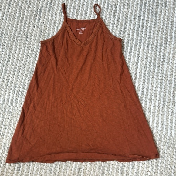Universal Thread Burnt Orange Thread Dress M - Picture 2 of 3